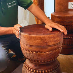 “The Story” of Wooden Stools at Me Saigon